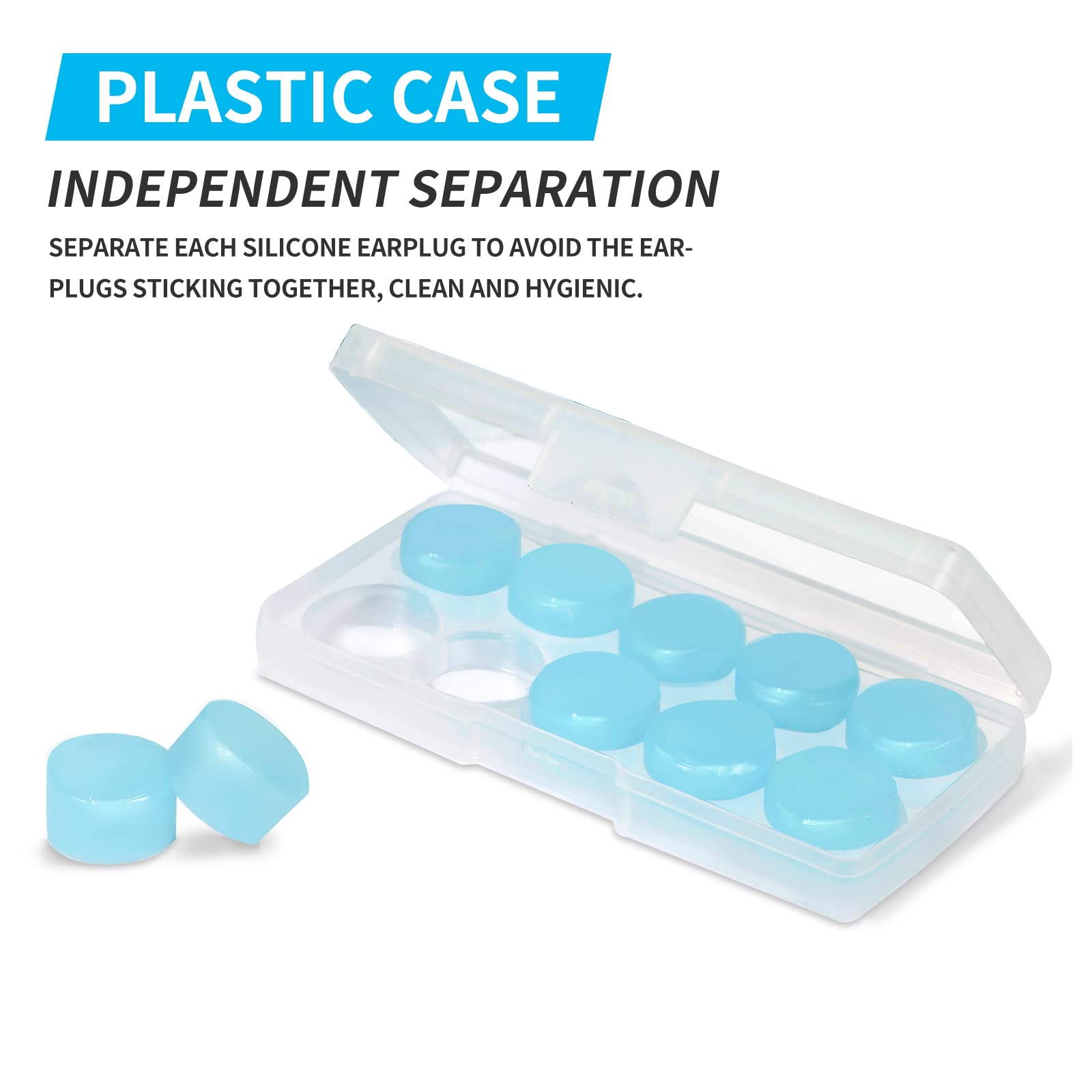 LYSIAN estuche-impermeable-tapon-auricular, estuche de transporte limpio y seguro.