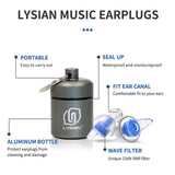 LYSIAN tapones ideales para festivales y eventos, permiten oír el entorno sin ruido excesivo.