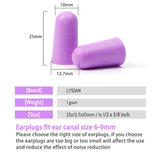 LYSIAN tapones de espuma suave para deporte y entrenamiento, distracciones reducidas.