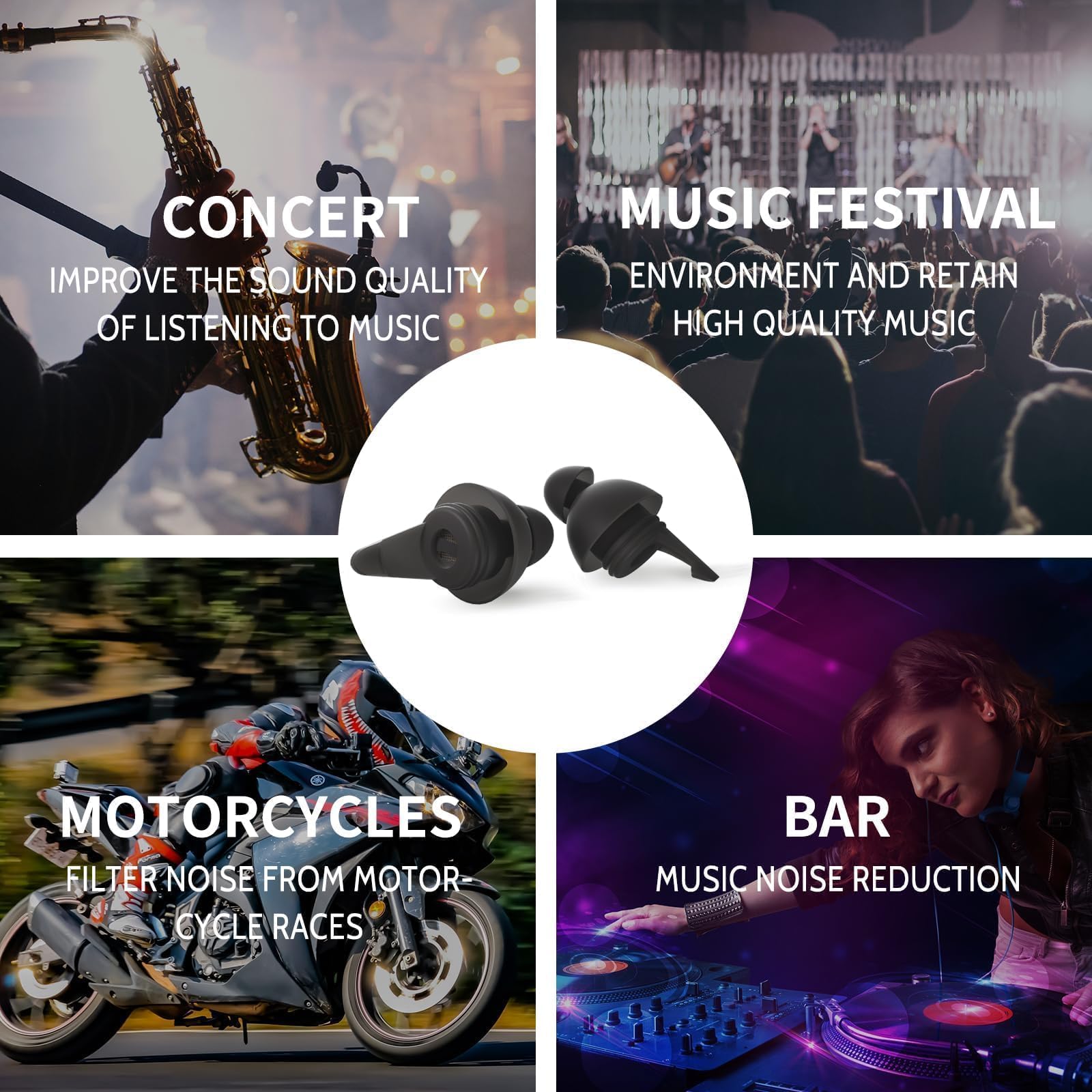 Lysian: ideales para músicos y asistentes a festivales.