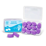 Tapones LYSIAN de silicona moldeable para dormir bloquean ruidos y molestias.