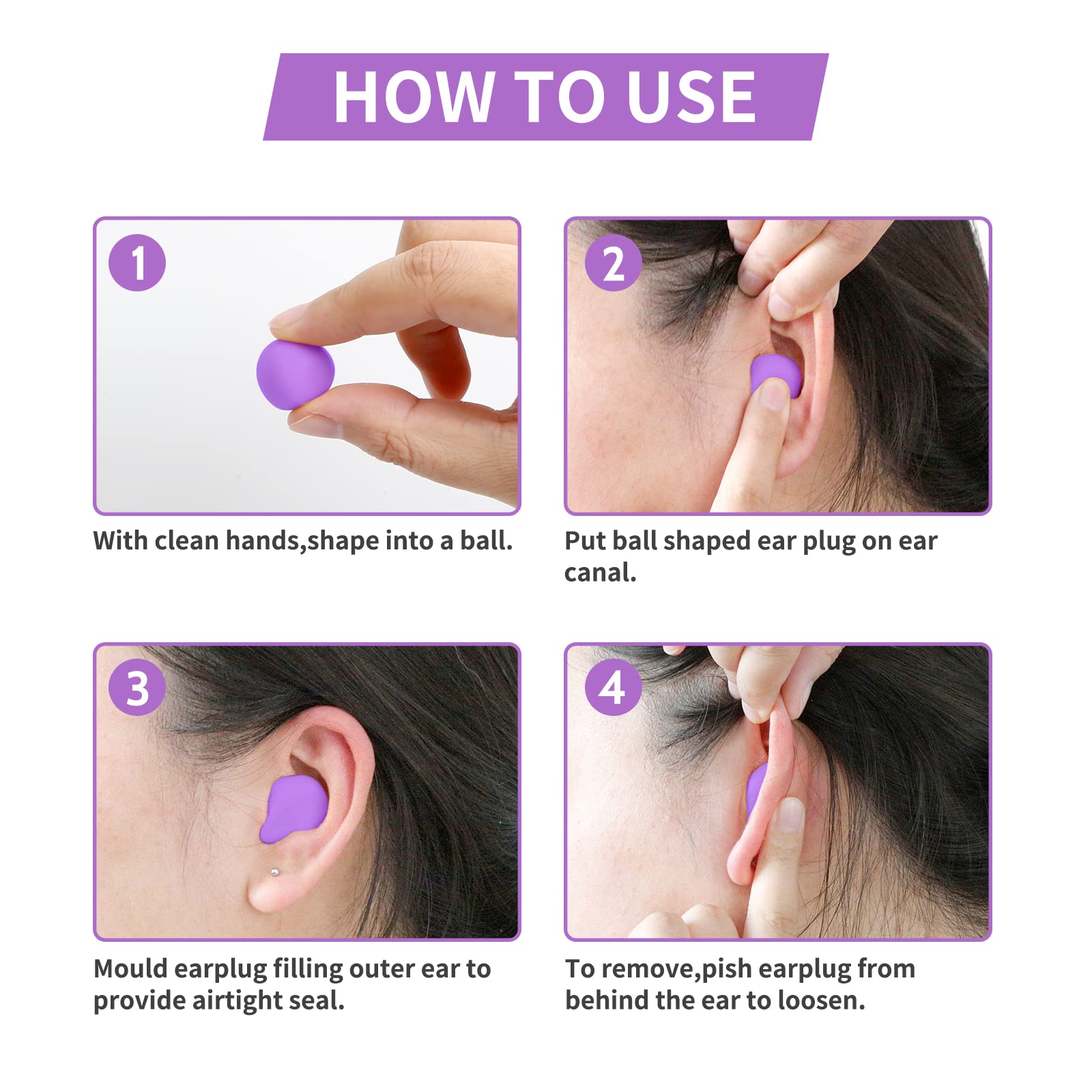 Tapones LYSIAN para ducha bloquean agua y ayudan a mantener la higiene diaria.