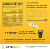 LyteLine Electrolyte Drops envase portátil para viajes y movilidad