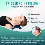Almohada de puntos de disparo de M PAIN MANAGEMENT TECHNOLOGIES para relajación en 3 minutos.