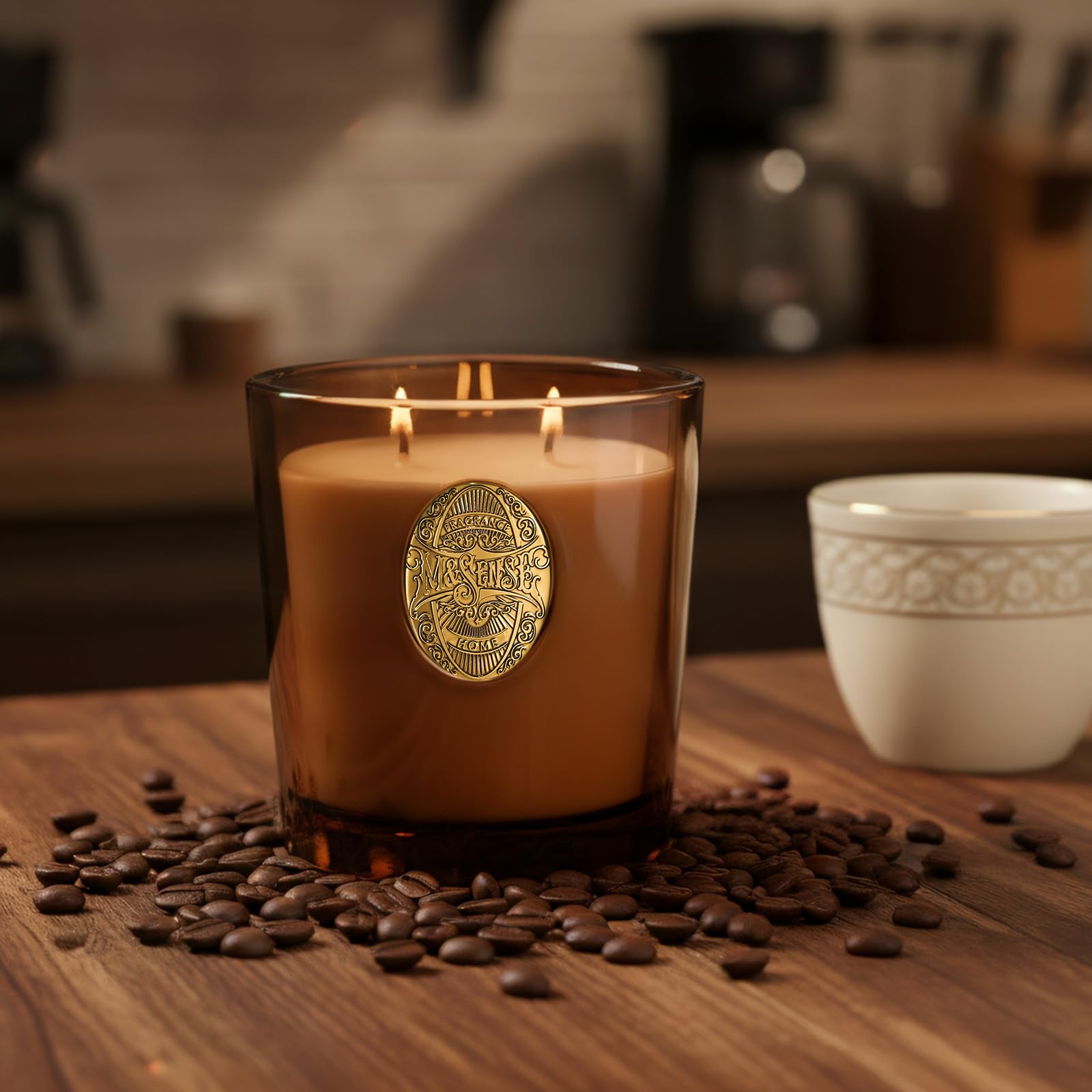 Ambiente hogareño y acogedor con vela M&SENSE.