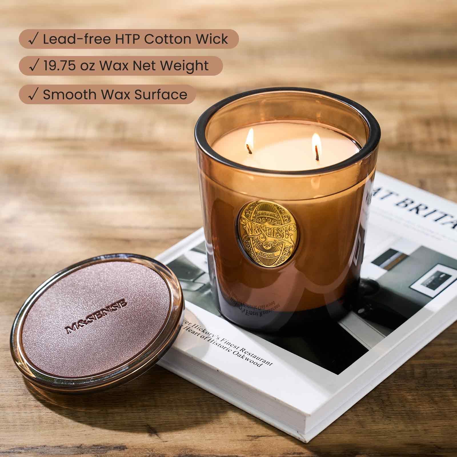 Aromas puros con aceites premium en vela M&SENSE.