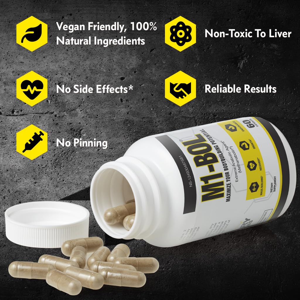 M1-BOL pastillas de fácil ingestión para uso diario en gimnasio.