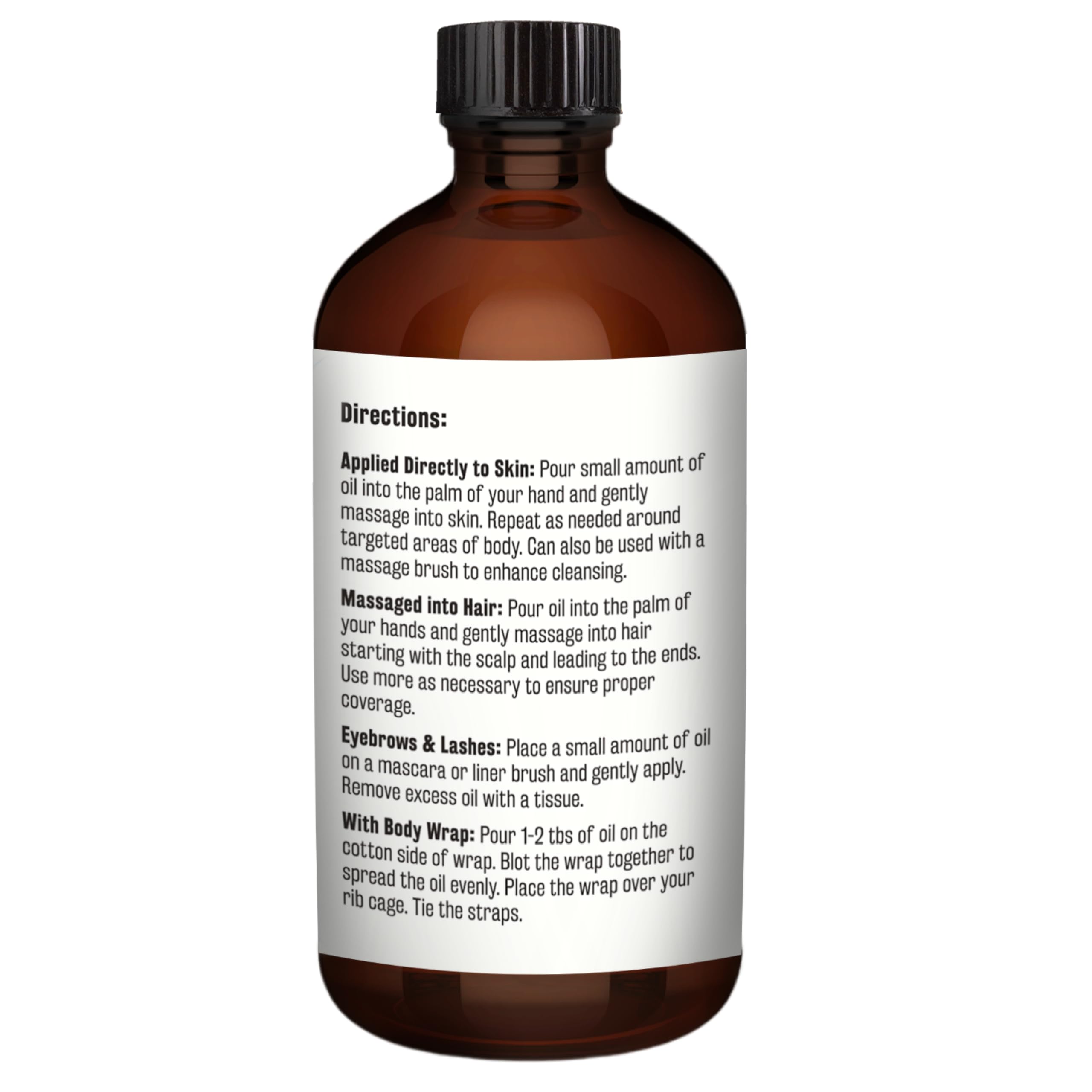 Aceite de ricino libre de hexano de M3 Naturals para un cuidado puro.