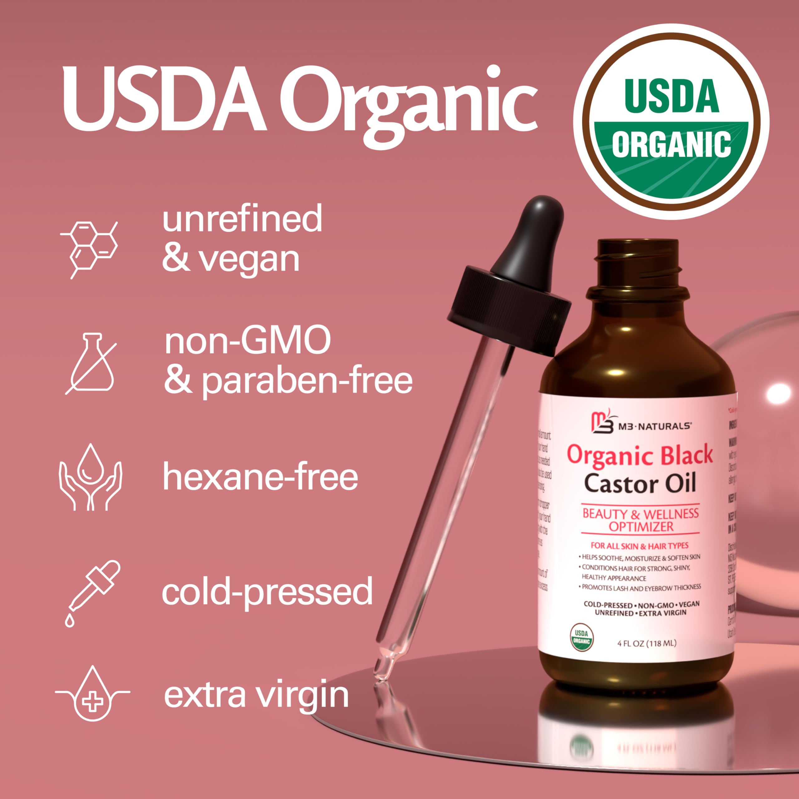 Aceite portador para aceites esenciales de M3 Naturals