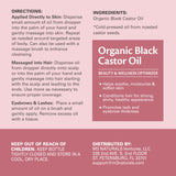 Rutina diaria de belleza con aceite de ricino negro M3 Naturals