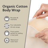 M3 Naturals Envoltura con correas ajustables para un ajuste preciso.
