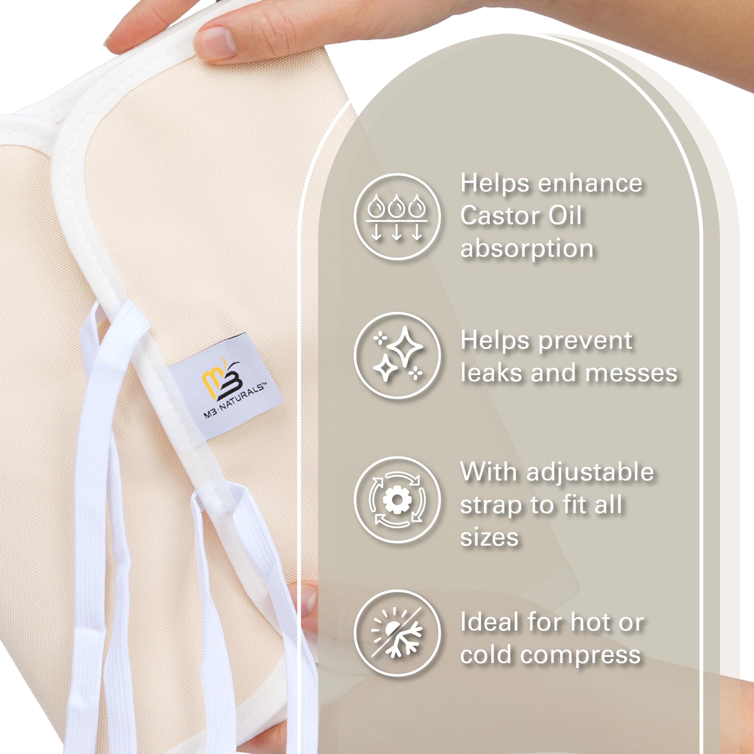 M3 Naturals Envoltura exterior impermeable de Oxford protege contra filtraciones.