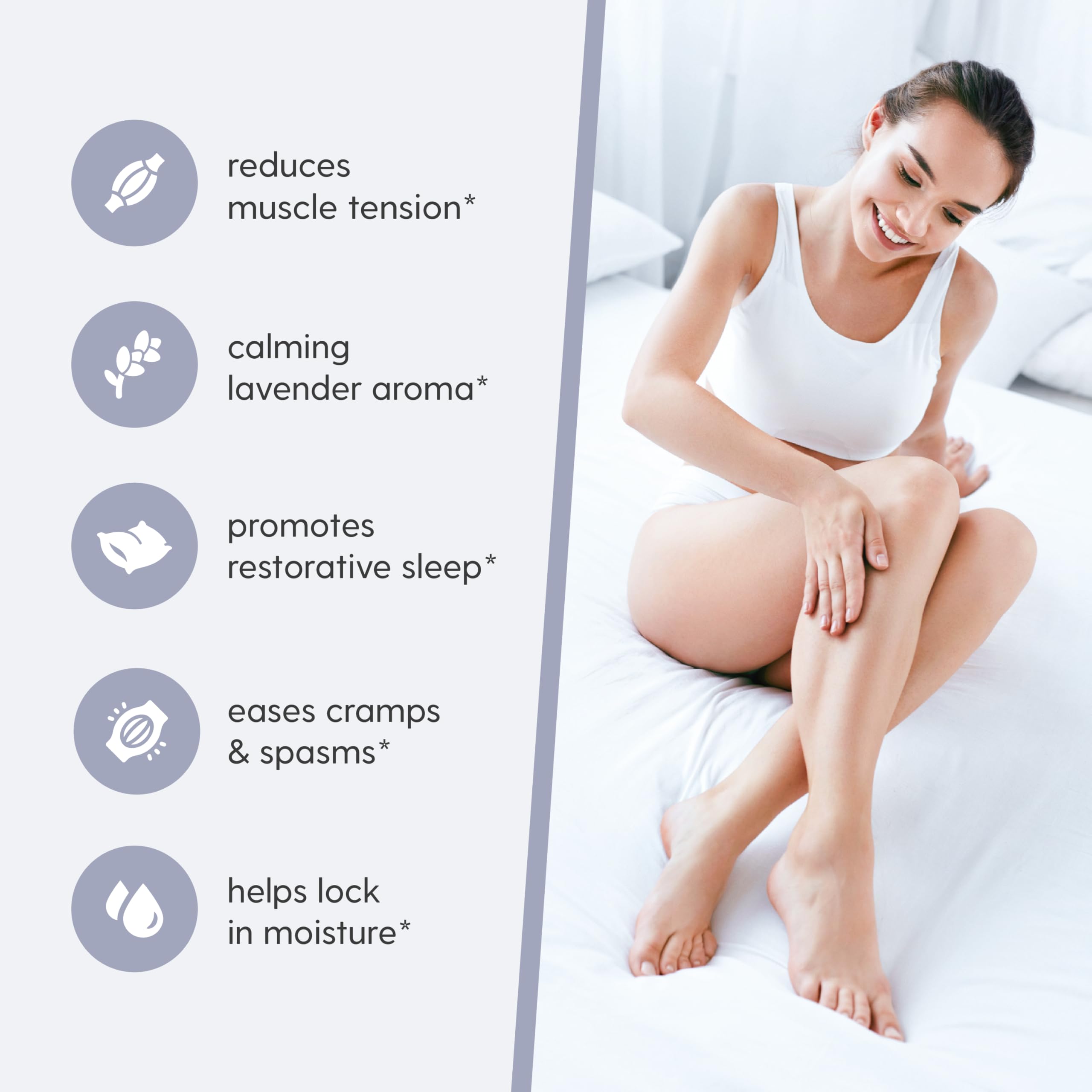 M3 Naturals Lavanda Magnesio Spray: etiqueta clara para uso cotidiano.