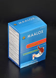 Maalox Max tabletas masticables en dispensador minorista para alivio práctico en mostrador