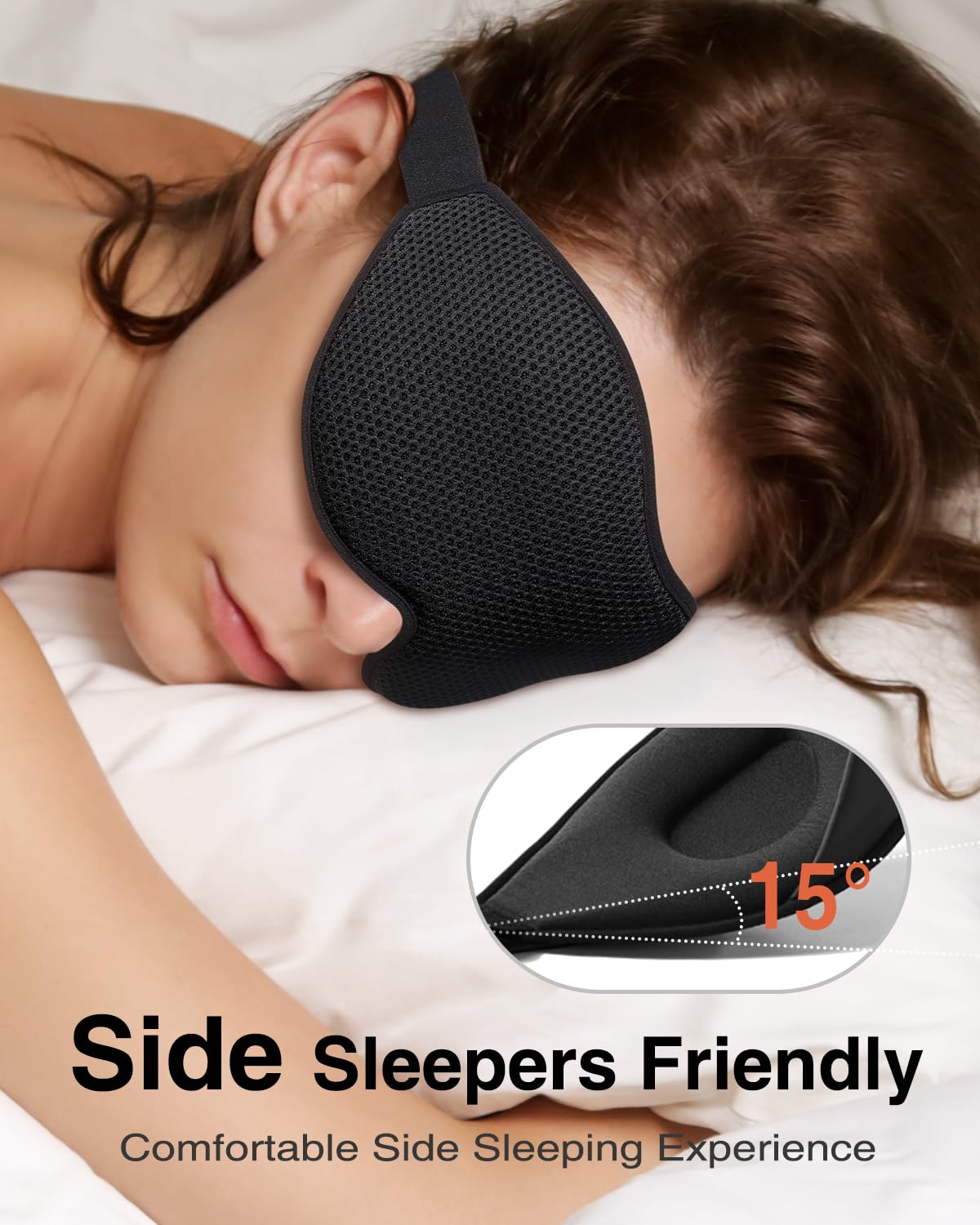 Mabao, diseño 3D sin pressión ocular para ojos relajados.
