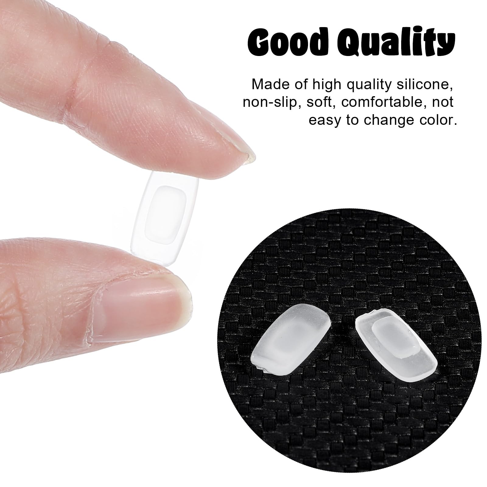Mabor almohadillas antideslizantes para gafas, fijan el marco durante el uso.