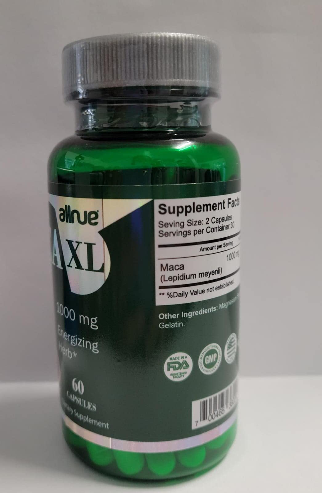 MACA XL: opción para hombre activo con energía sostenida durante el día.