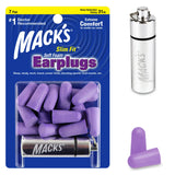 Mack's Slim Fit, tapones auditivos compactos para orejas pequeñas al dormir.