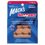 Mack's tapones de silicona para dormir, ajuste cómodo y sello personalizado.