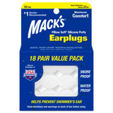 Tapones Mack's para dormir se adaptan al oído y reducen ruidos.