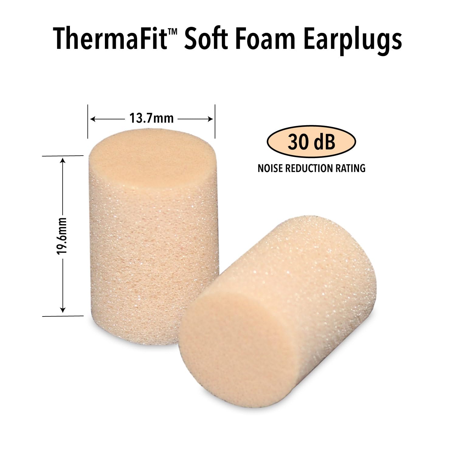 Mack's ThermaFit con diseño cilíndrico para mayor comodidad durante usos prolongados.