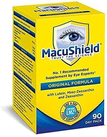 MacuShield cápsulas-cercanas muestra cápsulas en primer plano para reconocer la textura