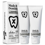 Made by Dentists frente del tubo, blanqueamiento diario para dientes sensibles