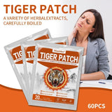 Maebho parches-tigre-chino-aplicacion-diaria: parche discreto y cómodo durante todo el día.