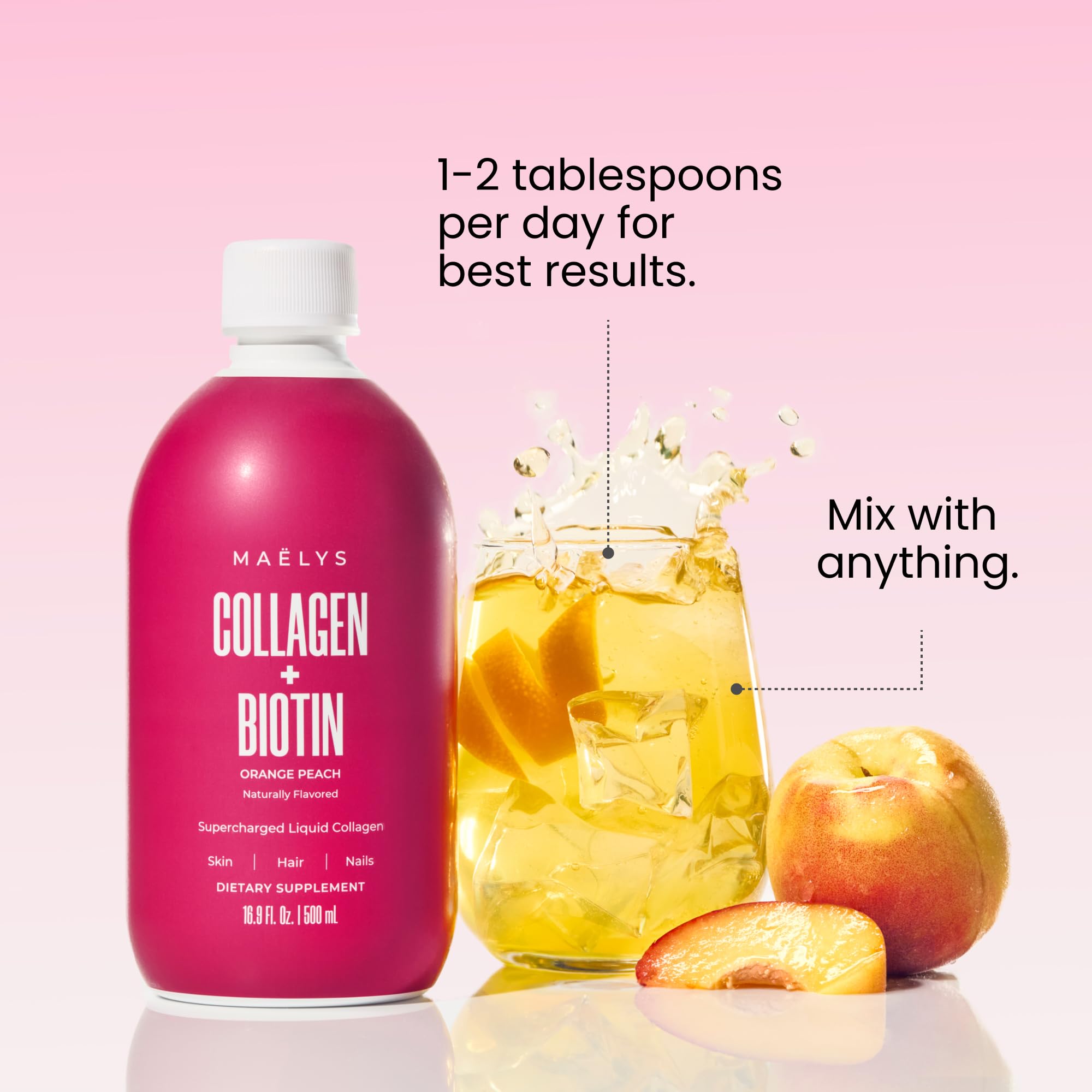 Bebida fría MAËLYS Collagen, lista para enfriar en la nevera