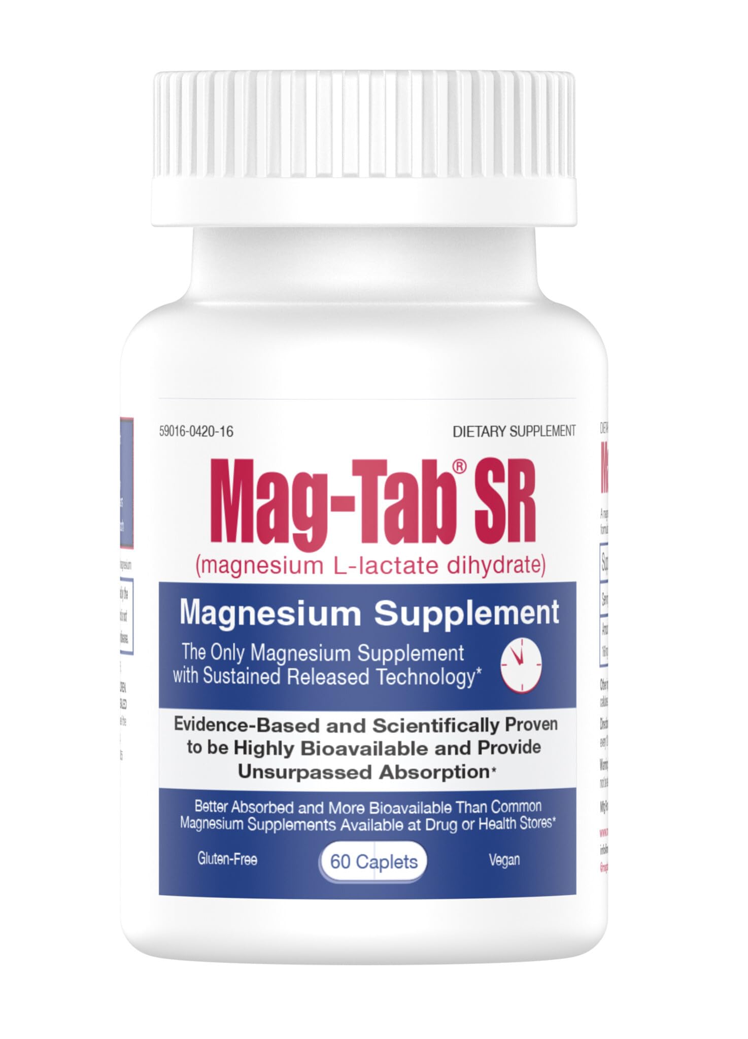 MAG-TAB SR bote con liberación sostenida para absorción de magnesio
