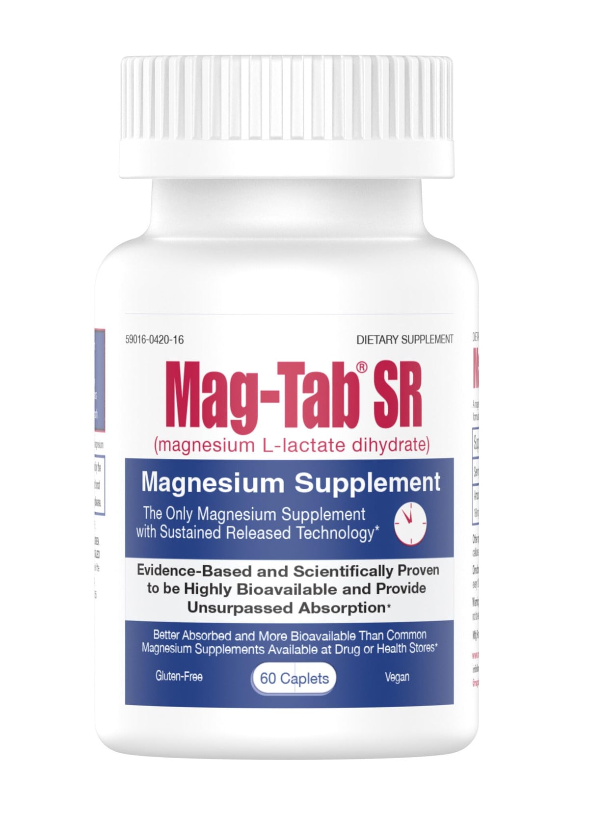 MAG-TAB SR bote con liberación sostenida para absorción de magnesio
