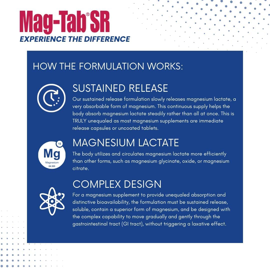MAG-TAB SR dosis diaria facilita adherencia y conveniencia