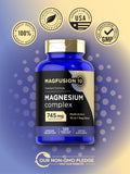 Ingredientes clave de Magfusion-10: magnesio en varias formas para flexibilidad.