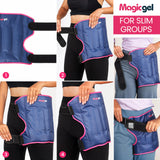 Magic Gel Hip Wrap reutilizable para recuperación en casa.