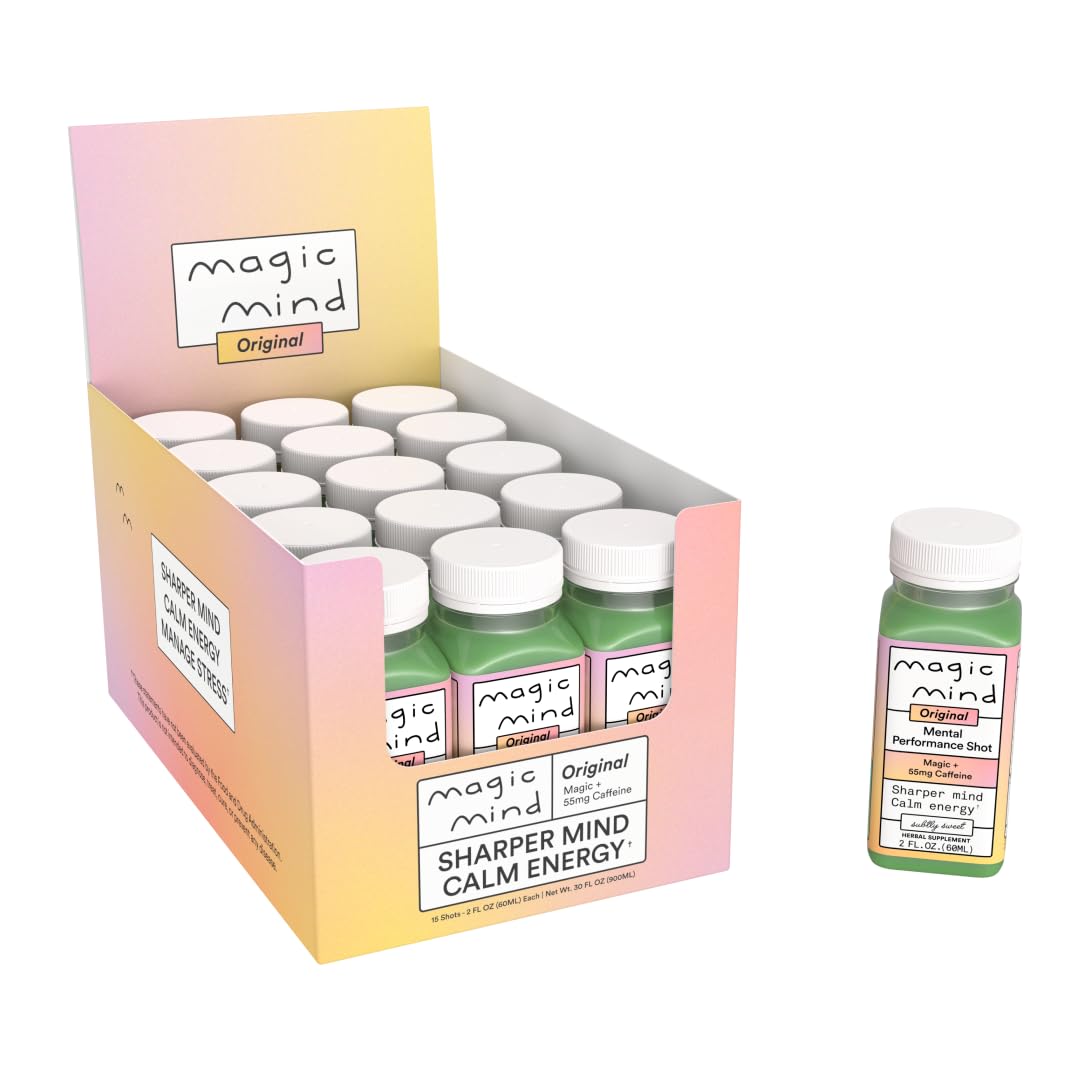Magic Mind botella energizante para mejorar la concentración diaria