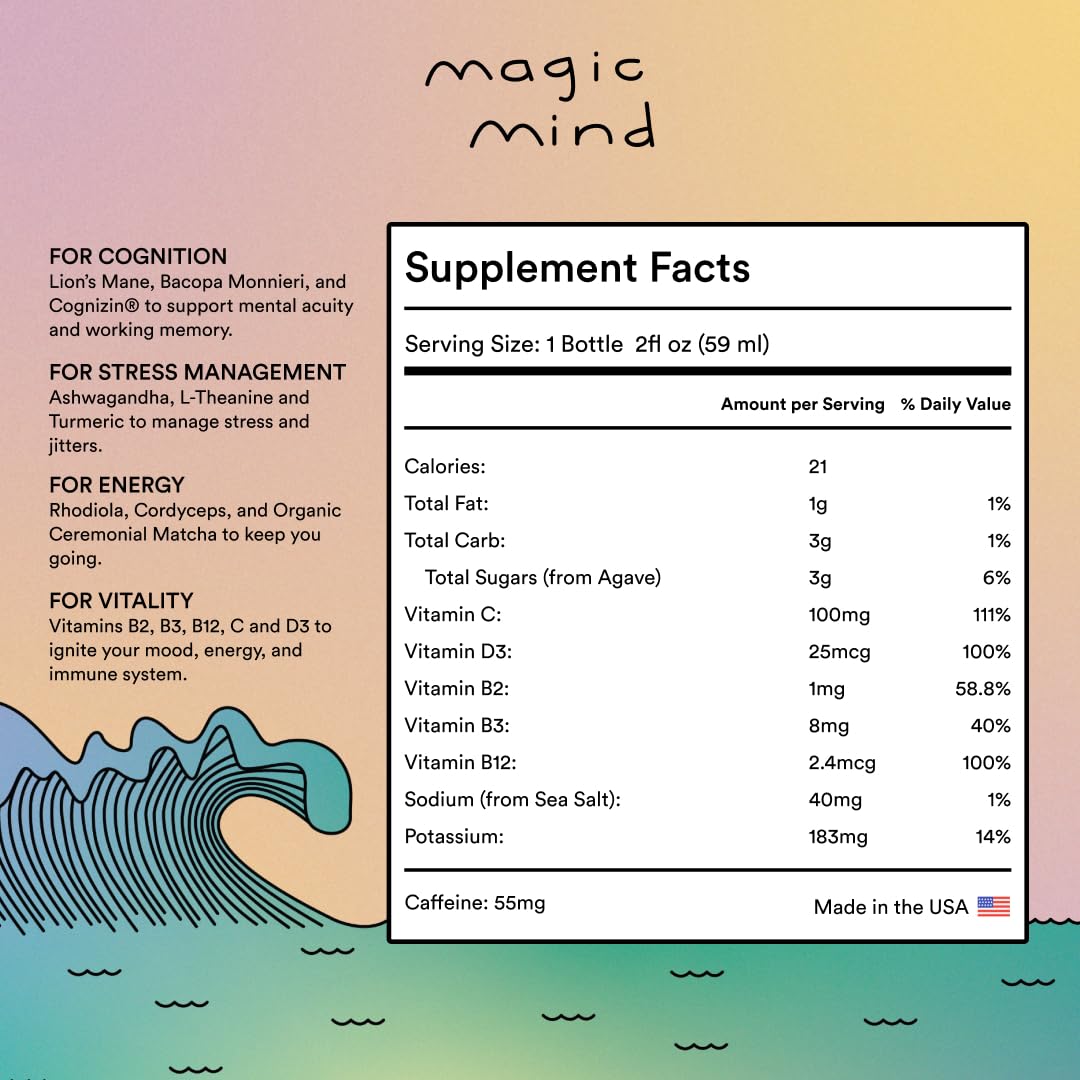 Magic Mind dosis de 59 ml para un impulso rápido
