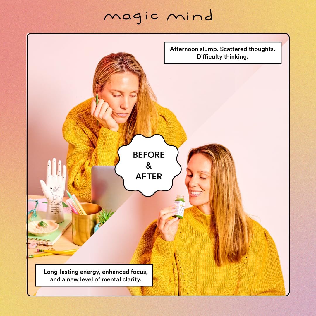 Magic Mind ingredientes clave como Lion’s Mane y Bacopa para claridad
