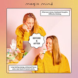 Magic Mind ingredientes clave como Lion’s Mane y Bacopa para claridad