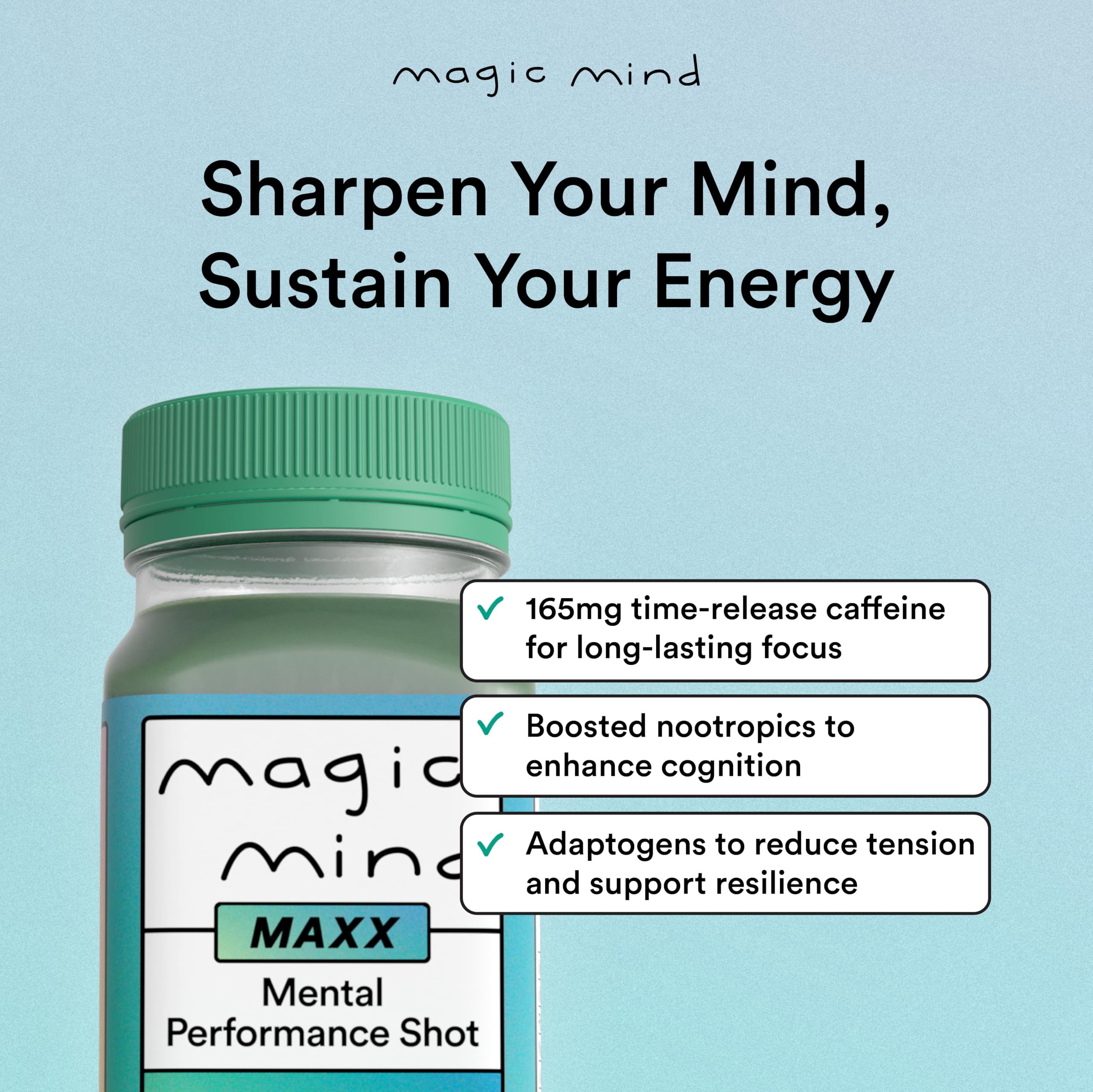 Magic Mind MAXX, dosis para reducir estrés con sabor suave y agradable