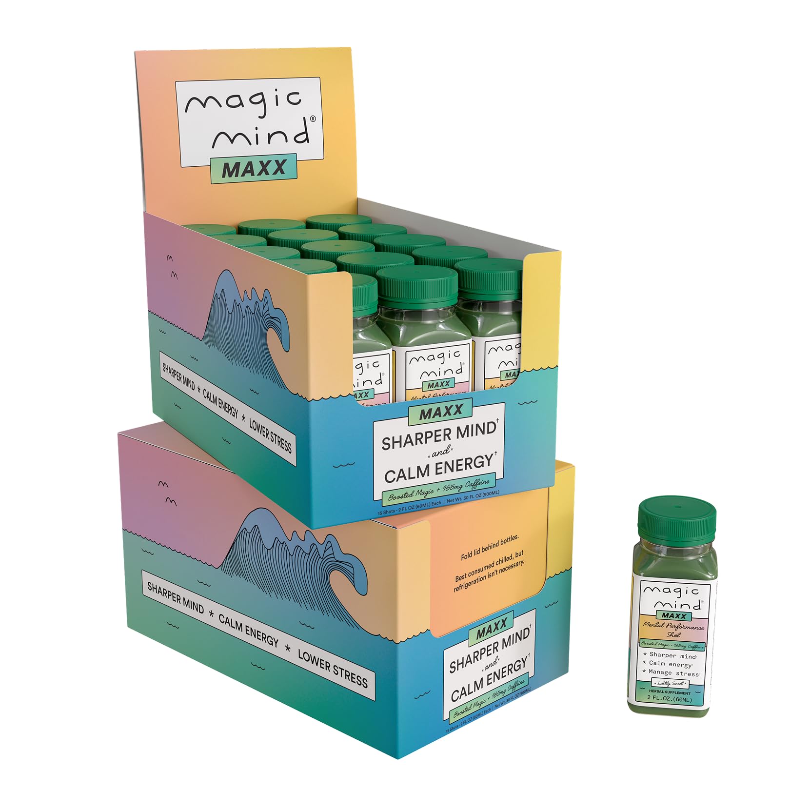 Magic Mind MAXX Trago: energía y concentración sostenidas para tus tareas.