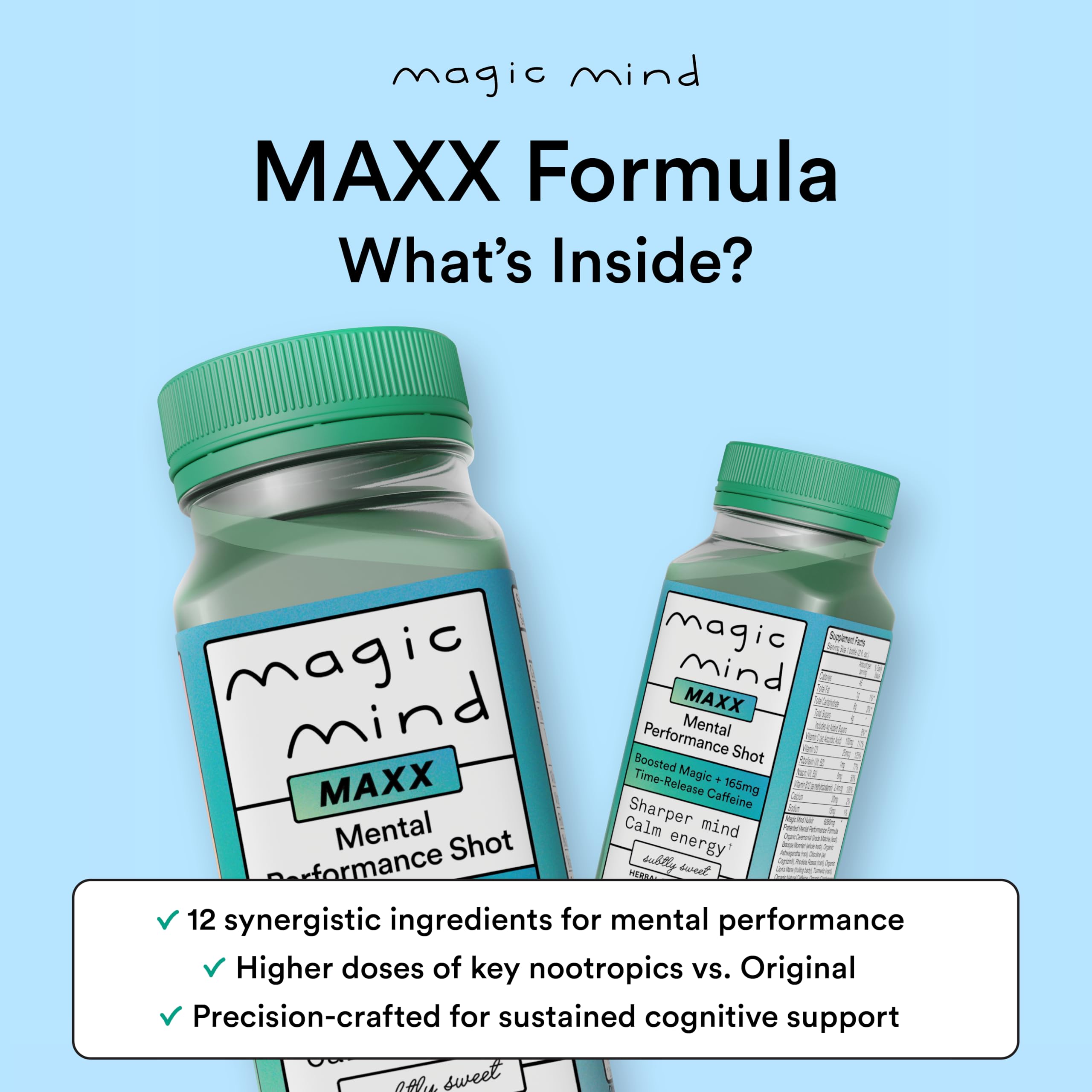 Magic Mind MAXX Trago: motivación y energía para vencer la procrastinación.