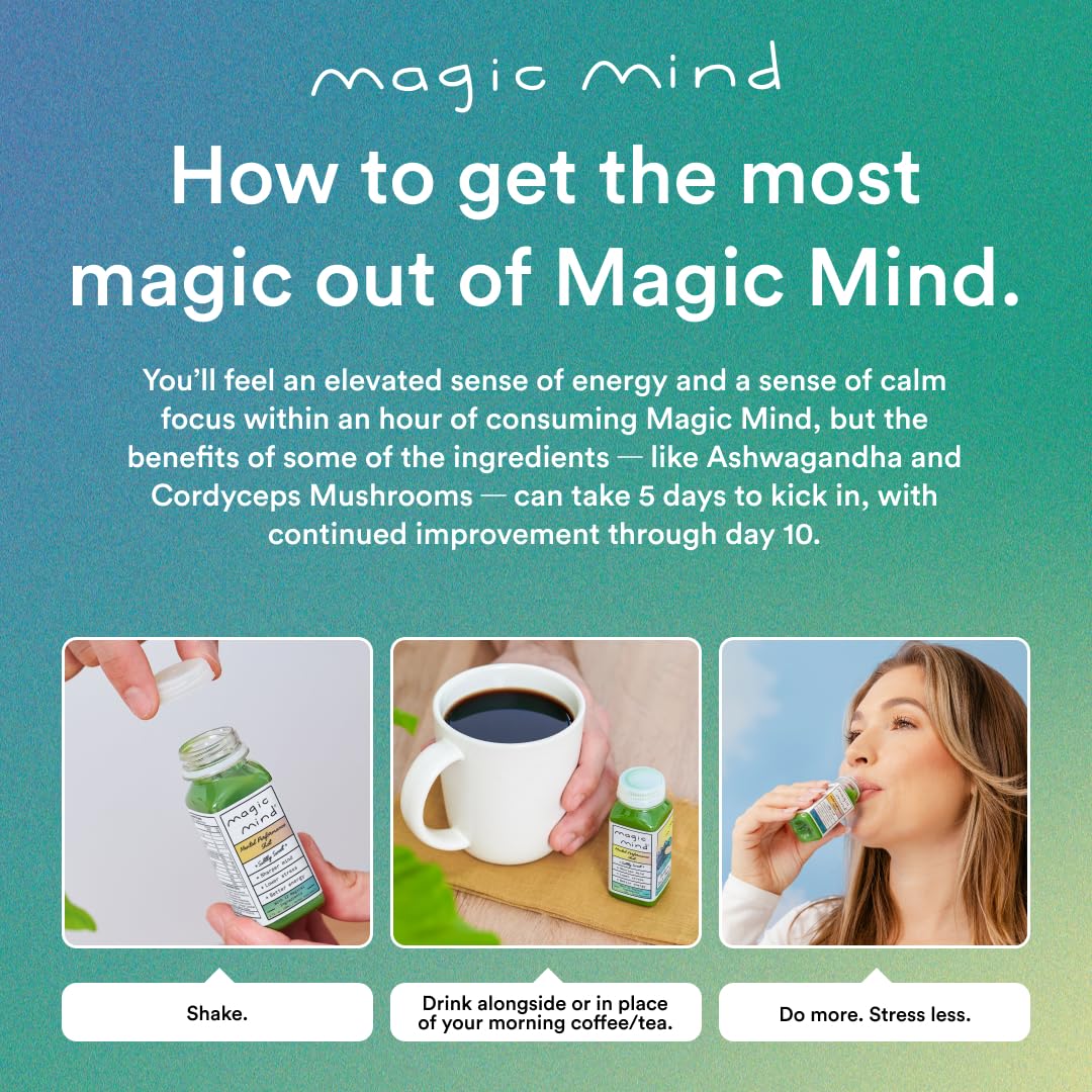 Magic Mind paquete de 15 dosis para planificar la jornada
