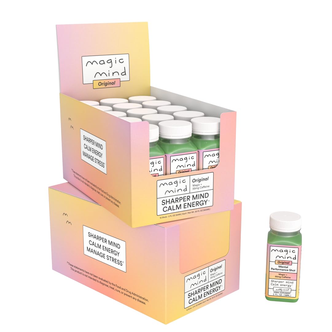 Magic Mind Shot: concentración clara para mantener la atención en tareas exigentes.
