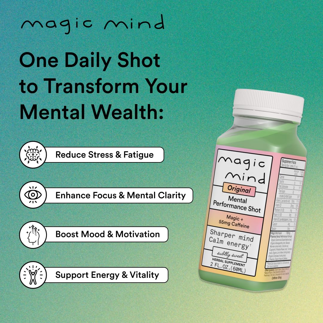 Magic Mind Shot: energía y motivación sostenidas para avanzar sin crash.