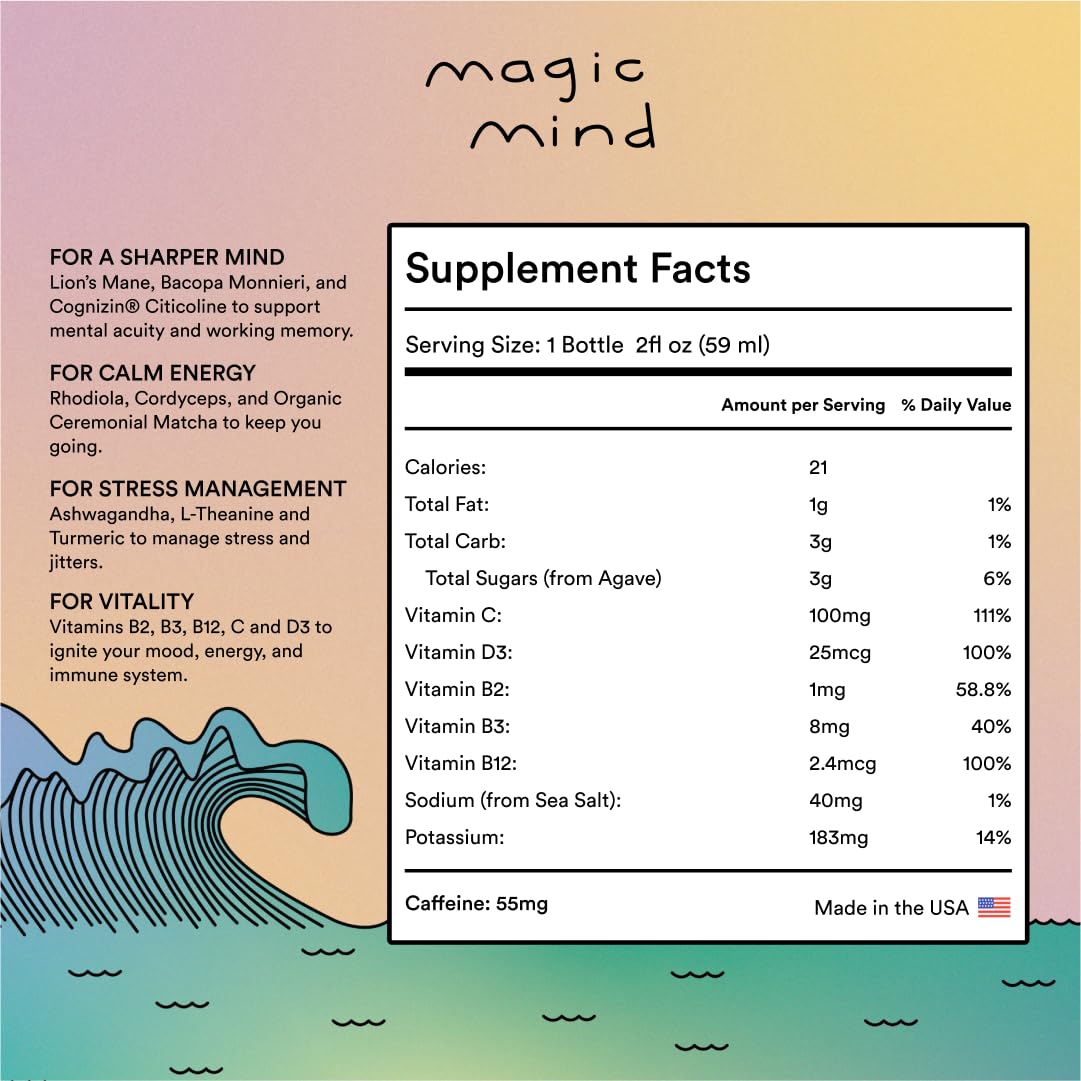 Magic Mind Shot: refuerzo de defensas con nutrientes clave.