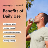 Magic Mind Shot: presentación pack de 30 botellas para uso diario.