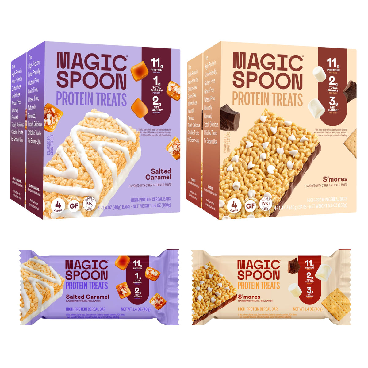 Magic Spoon barra proteina caramelo salado: sabor suave y proteína de alto valor