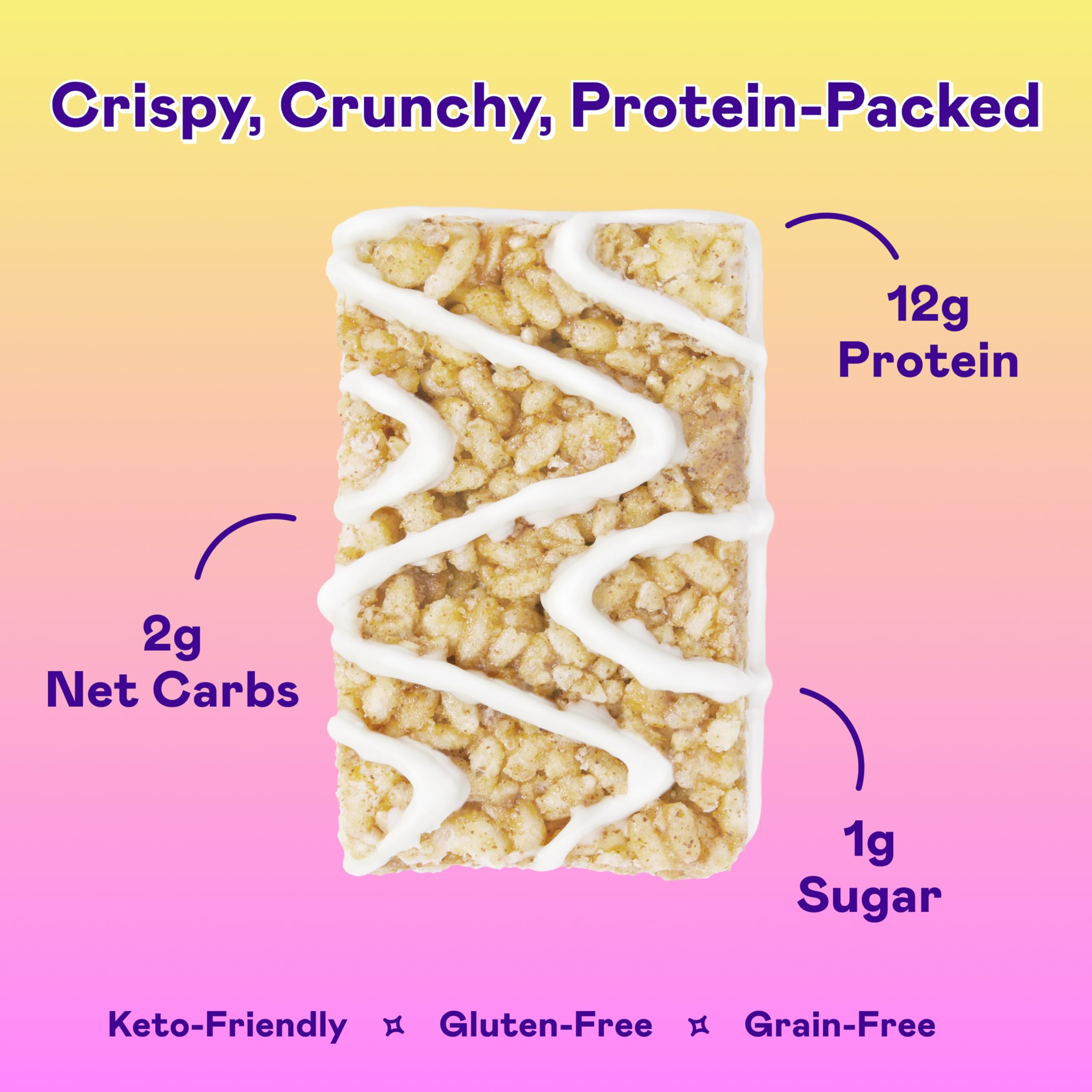 Magic Spoon Treats barra proteina bajo-carb, opción baja en carbohidratos para cetogénica