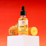 Magic V Steam Yoni Oil, aroma fruta floral para uso diario.