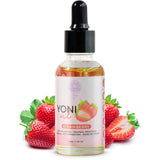 magic v steam yoni oil frasco con aroma a fresa para cuidado diario